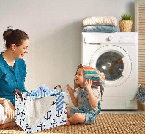 Rectangular Valentines Basket Fabric Storage Bin Storage Boxes Collapsible Storage Basket for Clothes Books Shelves Basket(Pink Bowknot) in Saudi Arabia