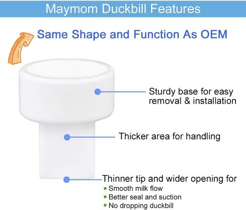 Maymom Pump Parts Compatible with Spectra S2 S1 9 Plus Breastpump, Flange (19mm) Valve Tubing Backflow Protector, Not Original Spectra Replacement Pump Parts S2 Accessories in Saudi Arabia