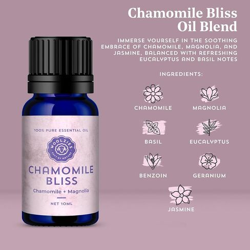 Laundry Essentials Essential Oil Set: Use with Wool Dryer Balls or Oil Diffuser Elevate Your Laundry with All-Natural Aromatherapy Scents | Fresh Laundry, Chamomile Bliss, Pure Linen 10 ML in Kuwait