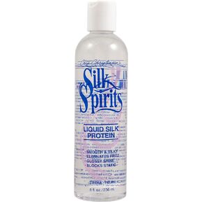 Chris Christensen Silk Spirits Liquid Protein, Smooth and Silky, Eliminate Frizz, Glossy Shine, Black Statis, Dog Conditioner, Groom Like a Professional, 8 oz in Kuwait