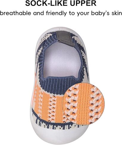 حذاء مشي للأطفال الأولاد والبنات حذاء رياضي للأطفال الصغار غير قابل للانزلاق 6 9 12 15 18 24 شهرًا in Kuwait