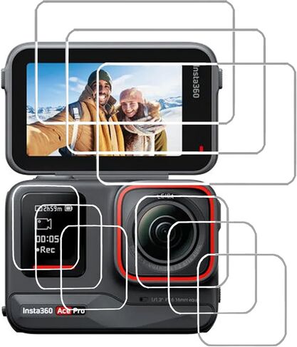 debous ACE PRO Screen Protector for Insta360 ACE PRO, Tempered Glass Anti-scratch Clera Hard Protective Film Shield Cover (9pcs) in Saudi Arabia