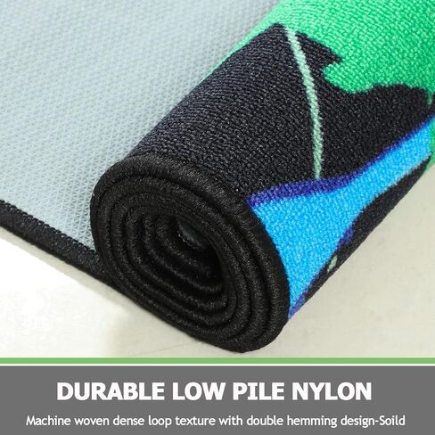 Capslpad Gaming Rug 59"x79"Large Size Gamer Area Rug Non Slip Printed Controller Game Gamepad Carpet for Player Gamer Bedroom Living Room Playroom Kids Room Decor in Kuwait