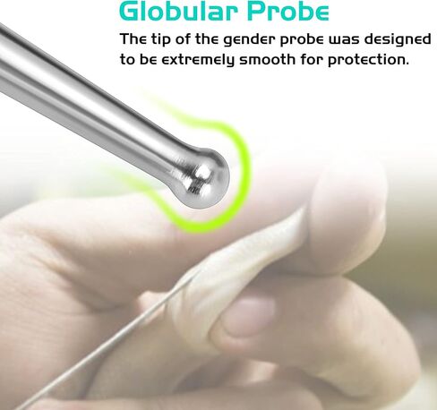 انتي ديوس مجموعة مجسات ثعبان، مجسات جنس الثعبان مع طرف دائري ومعدن لا يسبب الحساسية بشكل طبيعي، أداة مجسات جنس الثعبان تتيح لك معرفة ما إذا كان الثعبان ولد أو فتاة. in Kuwait