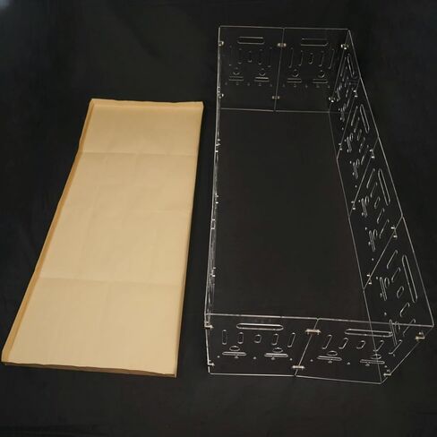 قفص كبير فاخر شفاف لخنزير غينيا للحيوانات الصغيرة مع بطانة ورقية مقاومة للماء in Kuwait