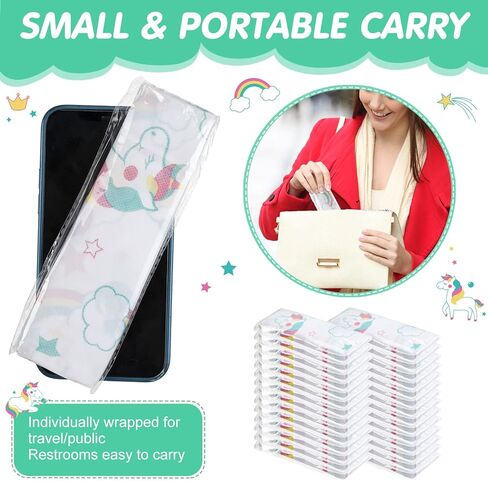 Reginary 25 Packs Disposable Toilet Seat Covers Extra Large Individually Wrapped for Kids and Adults, Portable Non Slip Waterproof Potty Seat Covers for Toddlers Potty Training, Travel in Saudi Arabia