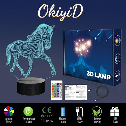 Airplane Gifts for Boy, Men, Aircraft Night Light, Gulfstream 3D Illusion Lamp with Remote and Touch Control, Plane Decor for Men Boy Kids Room, Birthday Gifts in Saudi Arabia