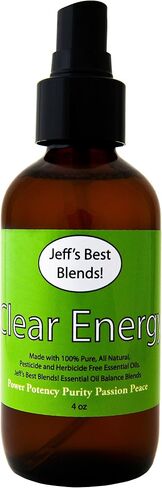 Jeff's Best Blends! Clear Energy Scent-Therapeutic Grade Essential Oil Based Body And Room Spray in Saudi Arabia