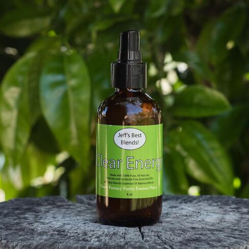 Jeff's Best Blends! Clear Energy Scent-Therapeutic Grade Essential Oil Based Body And Room Spray in Saudi Arabia
