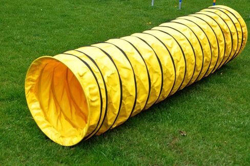 Cool Runners Agility Tuff Tunnel 15' Long, 8" Pitch Manufactured From Rugged 16oz PVC - Ideal for Home Practice in Kuwait