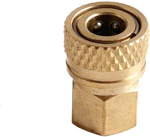 ايورمان محول لولبي اصلي 8 ملم سريع الفك الى 1/8 انش ان بي تي محول انثى نحاسي تركيبات ادوات الهواء in Kuwait