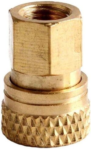 ايورمان محول لولبي اصلي 8 ملم سريع الفك الى 1/8 انش ان بي تي محول انثى نحاسي تركيبات ادوات الهواء in Kuwait