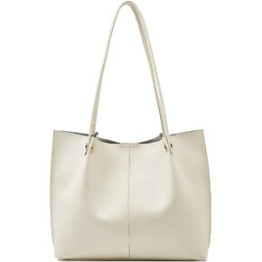 FOXLOVER Genuine Leather Shoulder Bags for Women Big Capacity Hobo Bucket Bag Lady Designer Handbag Purse