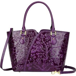 PIJUSHI Designer Handbags For Women Floral Purses Top Handle Handbags Satchel Bags