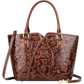PIJUSHI Designer Handbags For Women Floral Purses Top Handle Handbags Satchel Bags