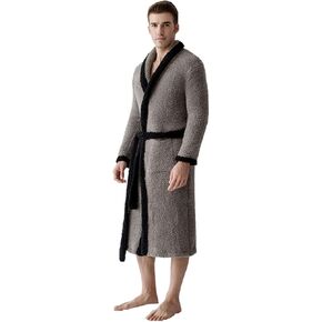 7 VEILS Long Bathrobe Womens and Mens Cozy Knit Microfiber Stretchy Super Soft Bathrobes Loungewear House Robes Dressing Gown in Saudi Arabia