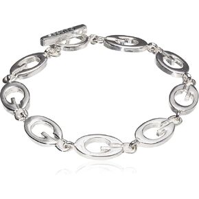 GUESS "Basic" Silver G Link Bracelet, 7.5" in Saudi Arabia