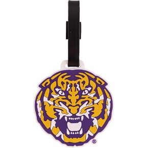 حقيبة علامات الأمتعة LSU Tigers Geaux Louisiana State University (علامة الأمتعة البلاستيكية - التصميم B) in Kuwait