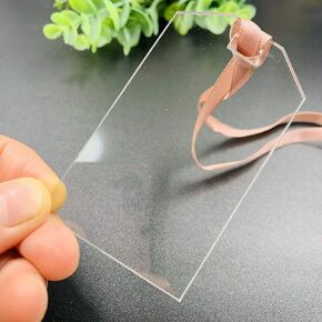 CHENRUI Set of 10 Rectangle Acrylic Luggage Tag Blanks for Guest Tag Table Decor Wedding Setting (5CM X 8.5CM) in Saudi Arabia