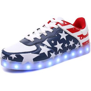 Adults Patriotic Flag Shoes for Men Women USA America Fashion Sneakers President Independence