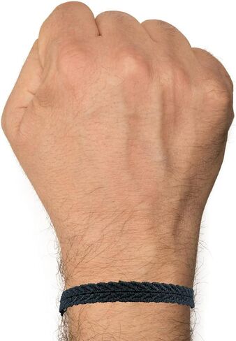 ليه بوليت جولز - سوار كروشياني للرجال من الدانتيل بلون اسود، قماش، نوع آخر, نسيج, نوع آخر in Kuwait