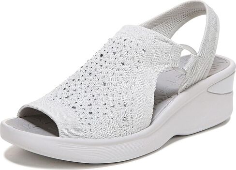 BZees womens Star Bright Slingback Wedge SandalWedge Sandal in Kuwait