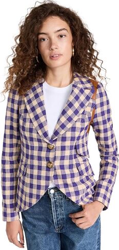 SMYTHE Women's Rifle-Patch Equestrian Blazer in Kuwait