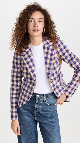 SMYTHE Women's Rifle-Patch Equestrian Blazer in Kuwait