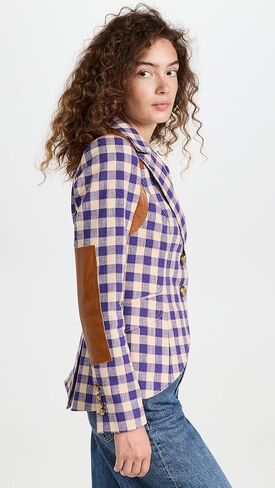 SMYTHE Women's Rifle-Patch Equestrian Blazer in Kuwait