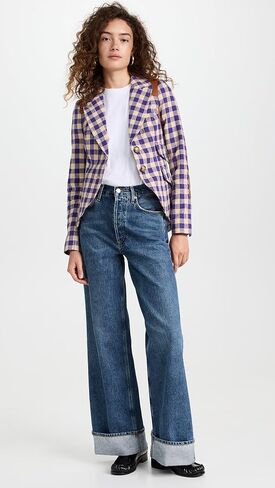 SMYTHE Women's Rifle-Patch Equestrian Blazer in Kuwait