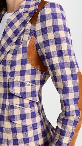 SMYTHE Women's Rifle-Patch Equestrian Blazer in Kuwait