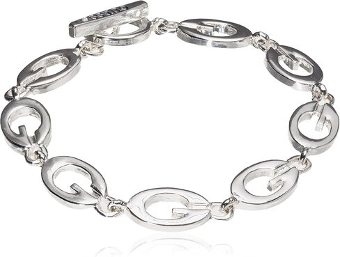 GUESS "Basic" Silver G Link Bracelet, 7.5" in Saudi Arabia