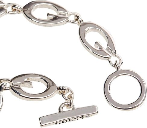 GUESS "Basic" Silver G Link Bracelet, 7.5" in Saudi Arabia