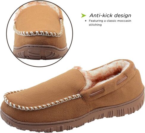 LseLom الأخفاف النعال للرجال رغوة الذاكرة داخلي في الهواء الطلق أحذية منزلية الصوف الدافئة شباشب لغرفة النوم الرجال الأخفاف in Kuwait