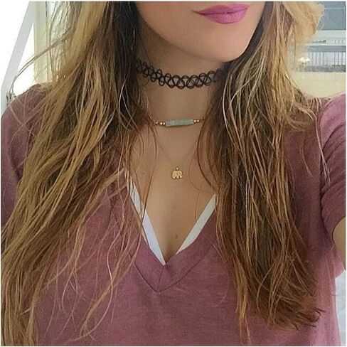 LANG XUAN Friendship Compass Necklace Good Luck Butterfly Pendant Chain Necklace with Message Card Gift Card for Women in Kuwait