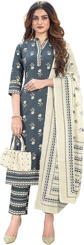 Ziya women's 100% cotton indian pakistani kurti palazzo pant set 700 in Kuwait