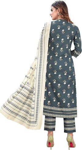 Ziya women's 100% cotton indian pakistani kurti palazzo pant set 700 in Kuwait