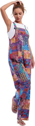 Women's Sleeveless Straps Dual Pockets Tie Front Overall Jumpsuit in Kuwait