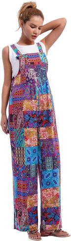 Women's Sleeveless Straps Dual Pockets Tie Front Overall Jumpsuit in Kuwait