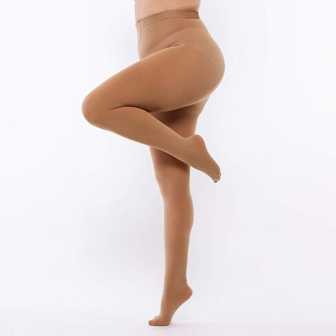 LASETA 2 أزواج من الجوارب غير الشفافة ذات الحجم الكبير للتحكم في جوارب طويلة عالية الخصر للنساء in Kuwait