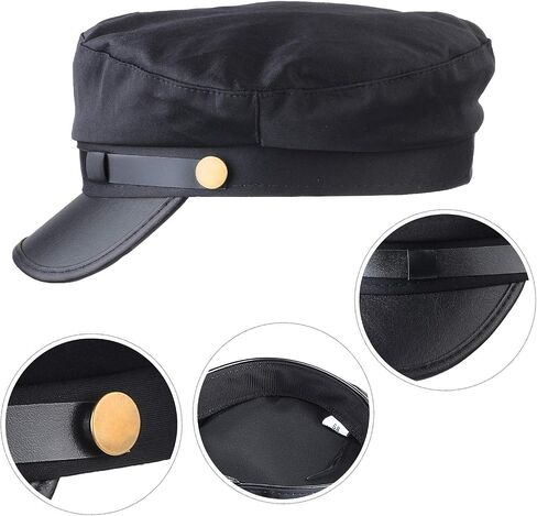 Beefunny Chauffeur Costume Limo Taxi Driver Hat Gloves Set in Kuwait