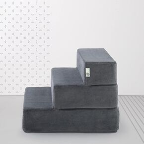 ZINUS Easy Pet Stairs, Pet Ramp, Pet Ladder, X-Large, Charcoal in Kuwait