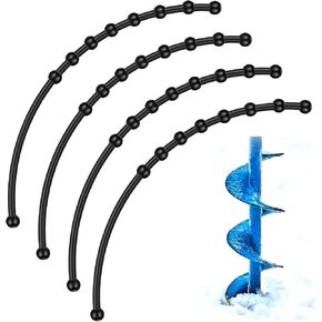 4 Pcs Hand Auger Blade Protectors Rubber Guard Strap for Power and Hand Ice Augers Winter Ice Fishing in Saudi Arabia