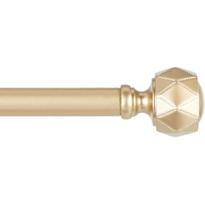 Exclusive Home Regal 1" Window Curtain Rod and Finial Set, Adjustable 36"-72", Bronze in Kuwait