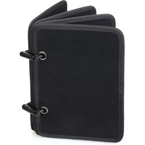 LIVANS Tactical Patch Booklet Organizer, Flip-Page Patch Book Mini Display Patches Panel Board Include Removable Ring Binders in Kuwait