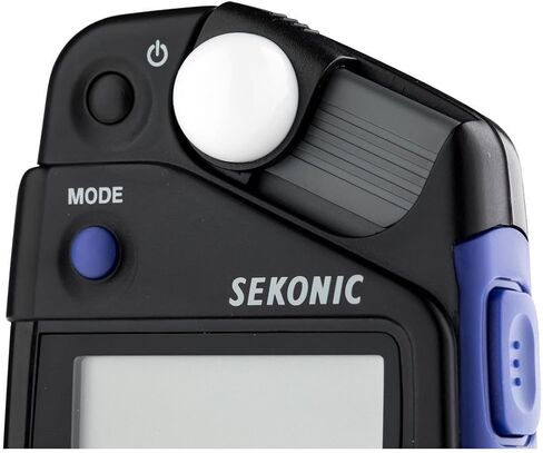 جهاز قياس الضوء الرقمي Flashmate L-308X-U من Sekonic - متعدد الاستخدامات للتصوير الفوتوغرافي والسينمائي مع بطاريات باناسونيك AA in Kuwait