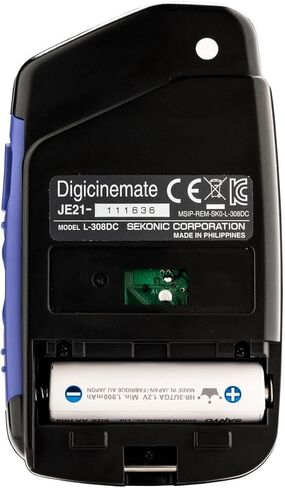 جهاز قياس الضوء الرقمي Flashmate L-308X-U من Sekonic - متعدد الاستخدامات للتصوير الفوتوغرافي والسينمائي مع بطاريات باناسونيك AA in Kuwait