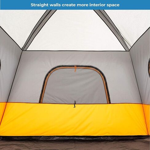CORE Tent for Family Camping | 4 Person & 6 Person Portable Camp Tent with Carry Bag for Outdoor Car Camping | Included Gear Loft Organizer for Camp Accessories in Kuwait