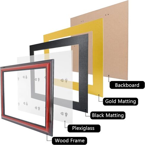 إطار درجة دبلوم GMFrames 8.5x11 مع حصيرة أو عرض 11x14 شهادات بدون حصيرة، خشب صلب، لمسة نهائية من الكرز مع تفاصيل حبل أسود معقدة، أكريليك للحماية من الأشعة فوق البنفسجية in Kuwait