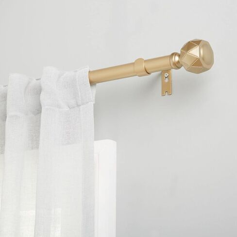 Exclusive Home Regal 1" Window Curtain Rod and Finial Set, Adjustable 36"-72", Bronze in Saudi Arabia